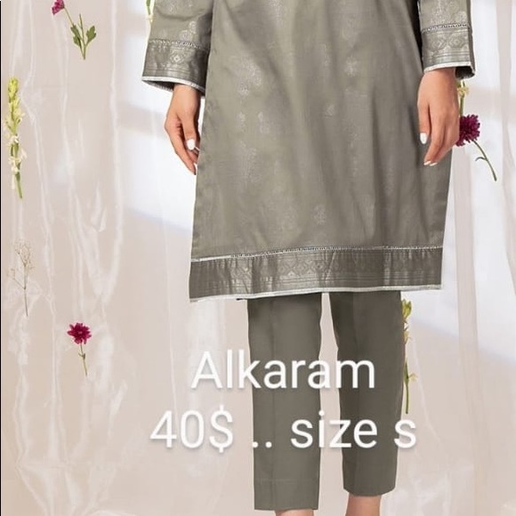 NWT Alkaram 2 piece - Picture 2 of 5